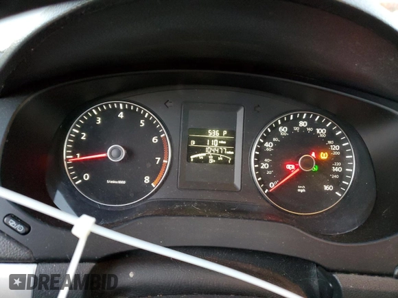 2014 Volkswagen Jetta Sedan SE w/Connectivity with VIN 3VWD07AJ2EM287117, listed as a Copart auction lot 84093024 with 104,477 mi miles and Salvage Title. Bid and sale history available at carsss.com. Image 9.