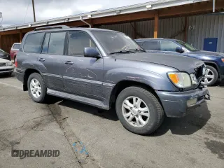 2003 Lexus LX 470 z VIN JTJHT00W633531685, wystawiony jako Copart lot #49729305 z przebiegiem 237 447 mil mil oraz Szkoda całkowita • Salvage title. Historia ofert i sprzedaży dostępna na DreamBid. Obrazek 4.