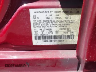 2005 Nissan Altima 2.5 S with VIN 1N4AL11E75N465094, listed as a IAAI auction lot 41987731 with 87,247 mi miles. Bid and sale history available at carsss.com. Image 9.