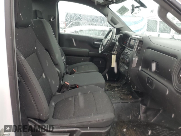 2021 Chevrolet Silverado 1500 Work Truck with VIN 3GCNWAEF8MG344569, listed as a Copart auction lot 46596735 with 57,350 mi miles and Salvage Title. Bid and sale history available at carsss.com. Image 10.