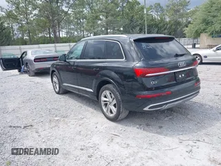 2023 Audi Q7 Premium Plus with VIN WA1LXBF70PD010789, listed as a IAAI auction lot 42087832 with 55,010 mi miles and . Bid and sale history available at DreamBid. Image 3.
