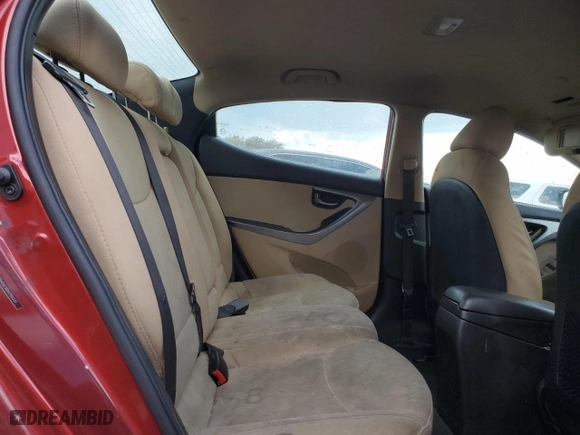 2013 Hyundai Elantra GLS PZEV with VIN 5NPDH4AE5DH316031, listed as a Copart auction lot 53078315 with 197,562 mi miles and Non Repairable. Bid and sale history available at carsss.com. Image 10.