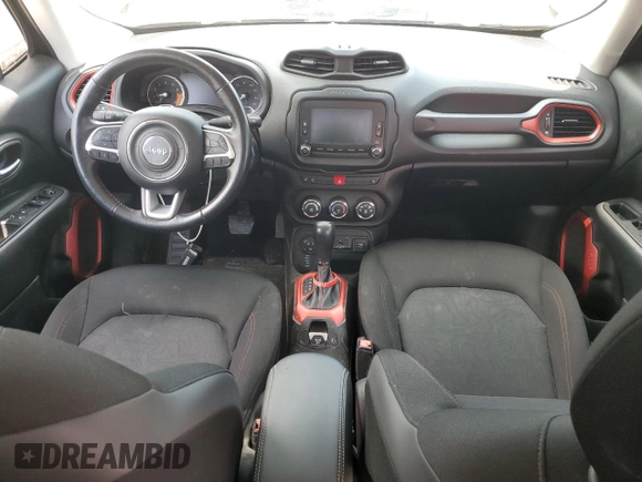 2017 Jeep Renegade Trailhawk with VIN ZACCJBCB9HPG54388, listed as a Copart auction lot 62537115 with 54,897 mi miles and Clean title. Bid and sale history available at DreamBid. Image 8.