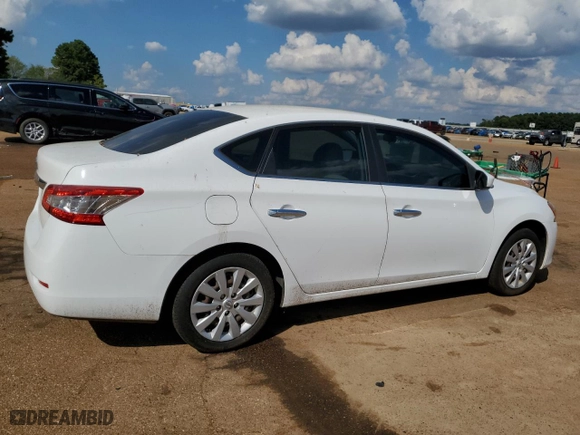 2015 Nissan Sentra SV with VIN 3N1AB7AP8FY335446, listed as a Copart auction lot 72381474 with 64,013 mi miles and Salvage Title. Bid and sale history available at carsss.com. Image 3.