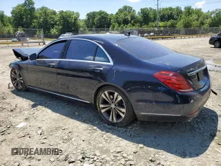 2017 Mercedes-Benz S 550e with VIN WDDUG6DB7HA289255, listed as a Copart auction lot 55859504 with 50,433 mi miles and Salvage Title. Bid and sale history available at DreamBid. Image 2.