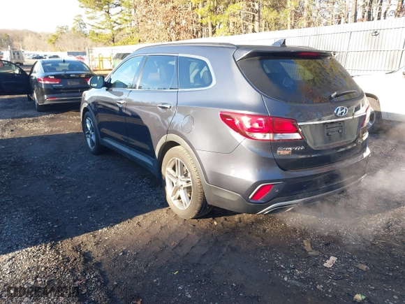 2017 Hyundai Santa Fe Limited Ultimate with VIN KM8SRDHF6HU180728, listed as a IAAI auction lot 41216266 with 113,226 mi miles. Bid and sale history available at carsss.com. Image 3.