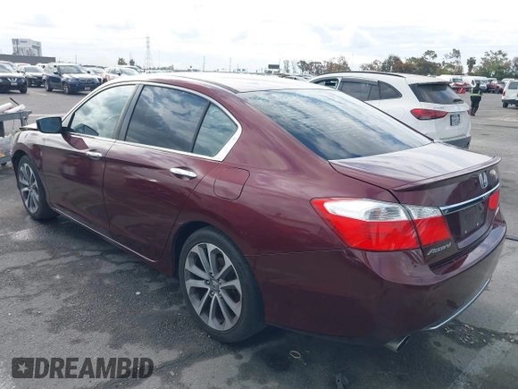 2015 Honda Accord Sport with VIN 1HGCR2F53FA224739, listed as a IAAI auction lot 42064396 with 90,154 mi miles and . Bid and sale history available at DreamBid. Image 15.