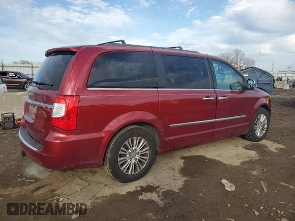 2015 Chrysler Town & Country Touring-L with VIN 2C4RC1CG1FR677280, listed as a Copart auction lot 44244245 with 95,529 mi miles and Salvage Title. Bid and sale history available at carsss.com. Image 3.