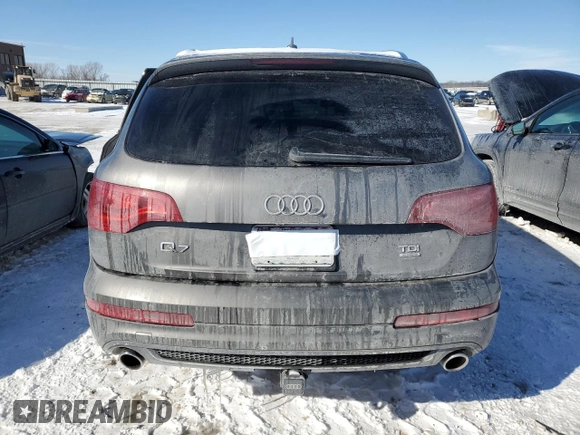 2011 Audi Q7 3.0L TDI Prestige with VIN WA1WMBFE5BD005293, listed as a Copart auction lot 46117725 with 163,753 mi miles and Salvage Title. Bid and sale history available at carsss.com. Image 6.