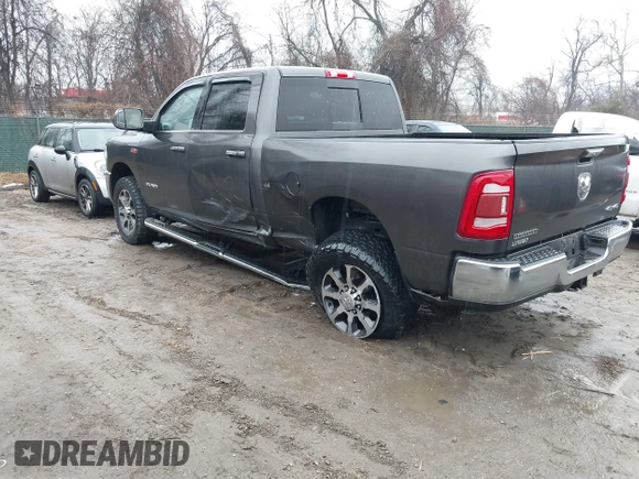 2020 Ram 2500 Big Horn with VIN 3C6UR5DJ4LG283792, listed as a IAAI auction lot 41464411 with 75,501 mi miles. Bid and sale history available at carsss.com. Image 3.
