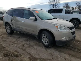 2011 Chevrolet Traverse 1LT with VIN 1GNKVGED3BJ413453, listed as a Copart auction lot 43238195 with 179,024 mi miles and Salvage Title. Bid and sale history available at DreamBid. Image 4.