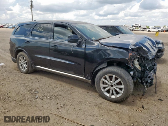 2015 Dodge Durango SXT with VIN 1C4RDHAGXFC695097, listed as a Copart auction lot 61503785 with 210,649 mi miles and Clean title. Bid and sale history available at DreamBid. Image 4.