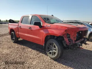 2022 Chevrolet Silverado 1500 Custom Trail Boss with VIN 3GCPDCED7NG668476, listed as a Copart auction lot 82044464 with 29,025 mi miles and Salvage Title. Bid and sale history available at DreamBid. Image 4.