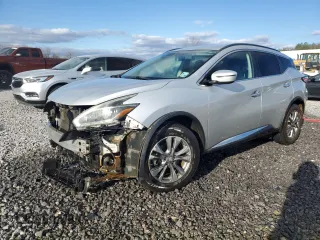 2018 Nissan Murano SV with VIN 5N1AZ2MG8JN118133, listed as a Copart auction lot 85597404 with 237,177 mi miles and Salvage Title. Bid and sale history available at carsss.com. Image 1.