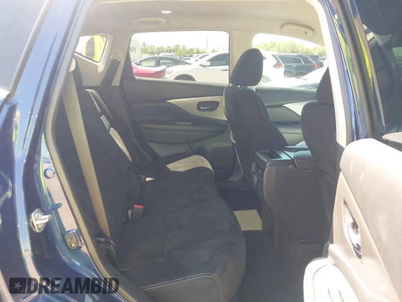 2019 Nissan Murano S with VIN 5N1AZ2MJ4KN163132, listed as a IAAI auction lot 41985250 with 57,511 mi miles and . Bid and sale history available at DreamBid. Image 8.