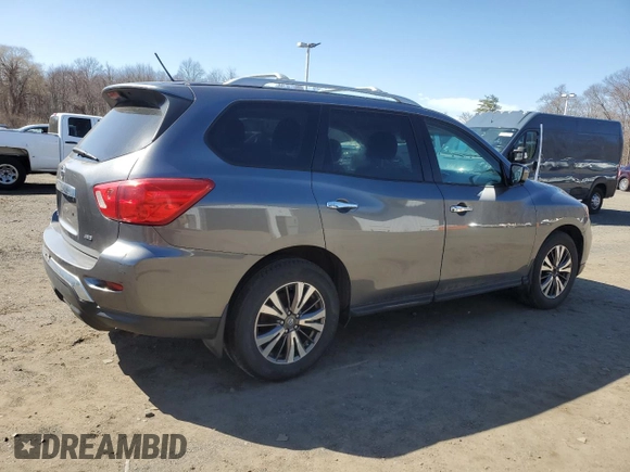 2017 Nissan Pathfinder SV with VIN 5N1DR2MM5HC904433, listed as a Copart auction lot 49607565 with 126,448 mi miles and Clean Title. Bid and sale history available at carsss.com. Image 3.