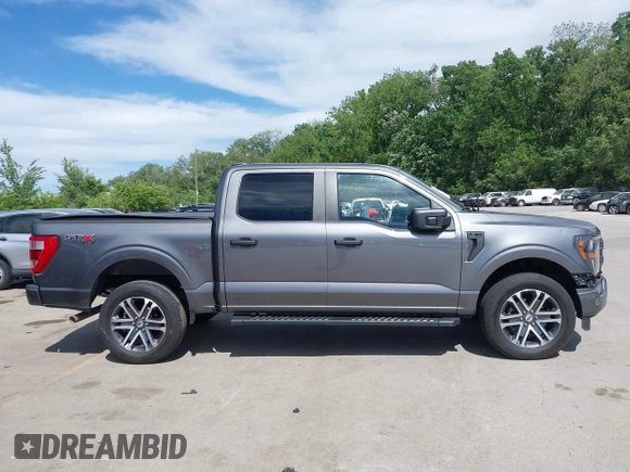2023 Ford F-150 XL with VIN 1FTFW1E54PFC37083, listed as a IAAI auction lot 42247096 with 28,344 mi miles and . Bid and sale history available at DreamBid. Image 14.