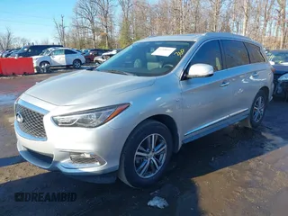 2019 Infiniti QX60 LUXE with VIN 5N1DL0MN3KC568514, listed as a IAAI auction lot 41308997 with 96,807 mi miles. Bid and sale history available at carsss.com. Image 17.