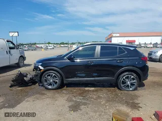 2023 Buick Encore GX Select with VIN KL4MMDS28PB151947, listed as a IAAI auction lot 39680439 with 9,437 mi miles. Bid and sale history available at carsss.com. Image 14.