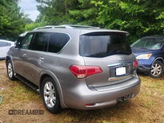 2012 Infiniti QX56 7-passenger with VIN JN8AZ2NE7C9015769, listed as a Copart auction lot 61275105 with 164,342 mi miles and Clean title. Bid and sale history available at DreamBid. Image 3.