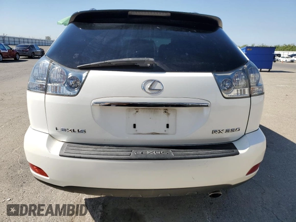 2005 Lexus RX 330 with VIN JTJGA31U050055440, listed as a Copart auction lot 61419815 with 144,959 mi miles and Salvage title. Bid and sale history available at DreamBid. Image 6.