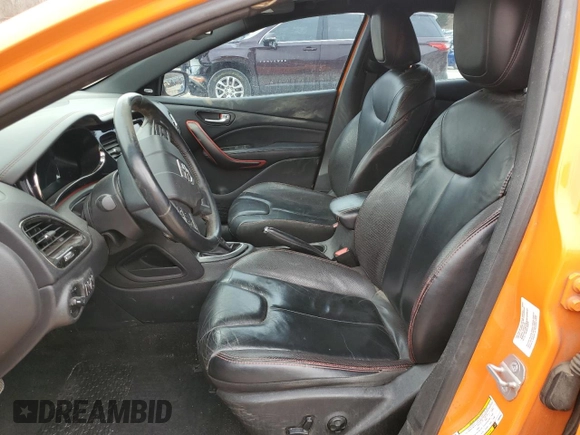 2014 Dodge Dart GT with VIN 1C3CDFEB1ED826634, listed as a Copart auction lot 47309735 with 131,944 mi miles and Salvage Title. Bid and sale history available at carsss.com. Image 7.