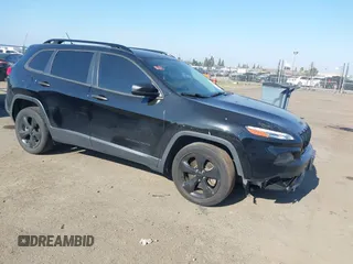 2017 Jeep Cherokee Sport with VIN 1C4PJLAB7HW603212, listed as a IAAI auction lot 41411067 with 79,995 mi miles. Bid and sale history available at carsss.com. Image 1.