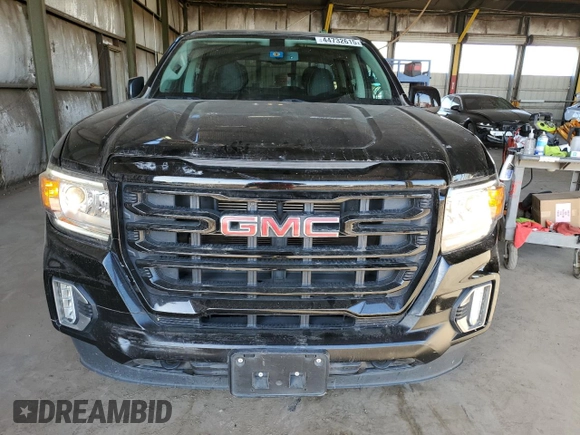 2021 GMC Canyon 2WD Elevation with VIN 1GTG5CENXM1234734, listed as a Copart auction lot 44732615 with 44,263 mi miles and Salvage Title. Bid and sale history available at carsss.com. Image 5.