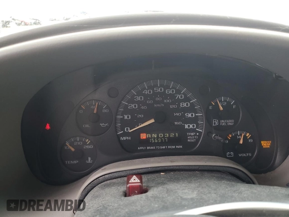 2003 Chevrolet Astro z VIN 1GNDM19X13B124662, wystawiony jako Copart lot #44017475 z przebiegiem 156 977 mil mil oraz Czysty tytuł • Clean title. Historia ofert i sprzedaży dostępna na DreamBid. Obrazek 9.