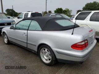 1999 Mercedes-Benz CLK 320/430 with VIN WDBLK65GXXT023566, listed as a Copart auction lot 73857834 with Not Provided miles and Salvage Title. Bid and sale history available at DreamBid. Image 2.