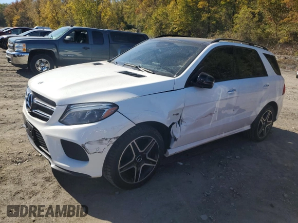 2017 Mercedes-Benz GLE 63 S AMG with VIN 4JGDA7FB6HA831231, listed as a Copart auction lot 76630384 with 98,655 mi miles and Salvage title. Bid and sale history available at DreamBid. Image 1.