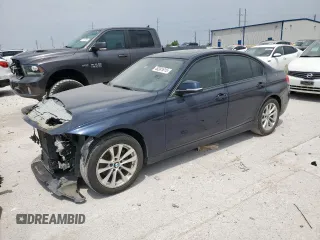 2017 BMW 3 Series 320i z VIN WBA8E1G58HNU13548, wystawiony jako Copart lot #48381615 z przebiegiem 98 288 mil mil oraz Szkody całkowita. Historia ofert i sprzedaży dostępna na DreamBid. Obrazek 1.