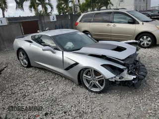 2017 Chevrolet Corvette 3LT with VIN 1G1YF2D74H5114188, listed as a Copart auction lot 41438495 with 44,569 mi miles and Clean Title. Bid and sale history available at carsss.com. Image 4.