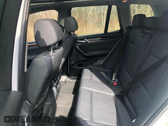 2017 BMW X3 xDrive28i with VIN 5UXWX9C54H0D97940, listed as a Copart auction lot 51627025 with 141,240 mi miles and Clean Title. Bid and sale history available at DreamBid. Image 7.