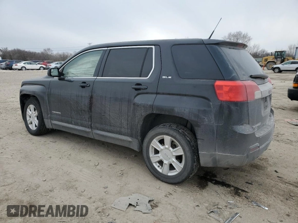 2012 GMC Terrain SLE-1 with VIN 2GKALMEK9C6206219, listed as a Copart auction lot 46154085 with 123,821 mi miles and Salvage Title. Bid and sale history available at carsss.com. Image 2.