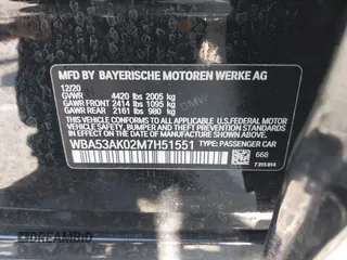 2021 BMW 2 Series 228i with VIN WBA53AK02M7H51551, listed as a IAAI auction lot 42466137 with 39,546 mi miles and . Bid and sale history available at DreamBid. Image 9.