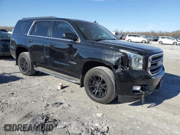 2015 GMC Yukon SLT with VIN 1GKS2BKC6FR508214, listed as a Copart auction lot 48882705 with 182,571 mi miles and Salvage Title. Bid and sale history available at carsss.com. Image 4.