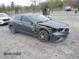 2020 Acura ILX w/Premium Pkg with VIN 19UDE2F75LA008758, listed as a IAAI auction lot 41848358 with 75,318 mi miles. Bid and sale history available at carsss.com. Image 1.