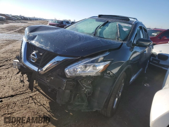 2016 Nissan Murano S z VIN 5N1AZ2MH9GN162160, wystawiony jako Copart lot #53674335 z przebiegiem 41 373 mil mil oraz Nie do naprawy • Non repairable. Historia ofert i sprzedaży dostępna na DreamBid. Obrazek 1.