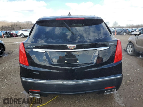 2017 Cadillac XT5 Luxury AWD with VIN 1GYKNDRSXHZ230720, listed as a Copart auction lot 49722095 with 108,972 mi miles and Salvage Title. Bid and sale history available at DreamBid. Image 6.