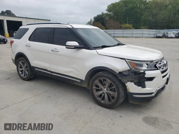 2018 Ford Explorer Limited with VIN 1FM5K7F86JGA16228, listed as a Copart auction lot 51294205 with 171,001 mi miles and Salvage Title. Bid and sale history available at carsss.com. Image 4.