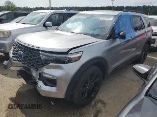 2023 Ford Explorer ST-Line z VIN 1FMSK7KH1PGB21485, wystawiony jako Copart lot #52814765 z przebiegiem 14 144 mil mil oraz Szkoda całkowita • Salvage title. Historia ofert i sprzedaży dostępna na DreamBid. Obrazek 1.
