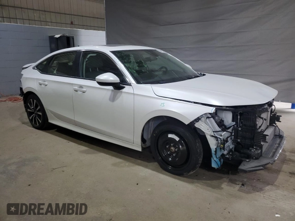 2022 Honda Civic EX with VIN JHMFE1F72NX007311, listed as a Copart auction lot 60440095 with 57,969 mi miles and Salvage title. Bid and sale history available at DreamBid. Image 4.