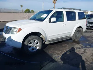 2008 Nissan Pathfinder S with VIN 5N1AR18U38C637073, listed as a IAAI auction lot 41119498 with 155,313 mi miles. Bid and sale history available at carsss.com. Image 2.
