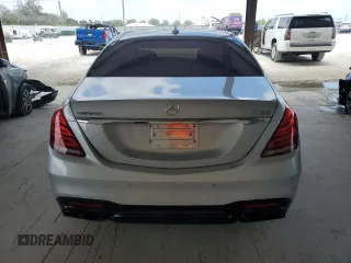 2015 Mercedes-Benz S 550 with VIN WDDUG8CB9FA157513, listed as a Copart auction lot 55181955 with 61,477 mi miles and Salvage Title. Bid and sale history available at carsss.com. Image 6.