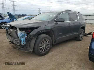 2017 GMC Acadia SLT with VIN 1GKKNULS8HZ324128, listed as a Copart auction lot 57518045 with 49,725 mi miles and Salvage title. Bid and sale history available at DreamBid. Image 1.