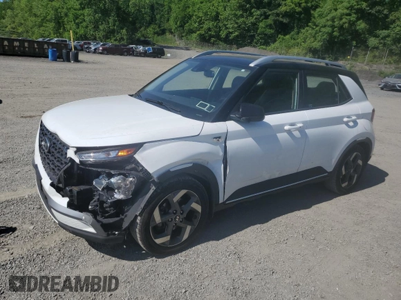 2022 Hyundai Venue Limited z VIN KMHRC8A3XNU148819, wystawiony jako Copart lot #62089855 z przebiegiem 191 541 mil mil oraz Szkoda całkowita • Salvage title. Historia ofert i sprzedaży dostępna na DreamBid. Obrazek 1.