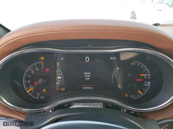 2021 Jeep Grand Cherokee Overland with VIN 1C4RJFCG3MC511044, listed as a Copart auction lot 42284445 with 41,676 mi miles and Salvage Title. Bid and sale history available at carsss.com. Image 9.