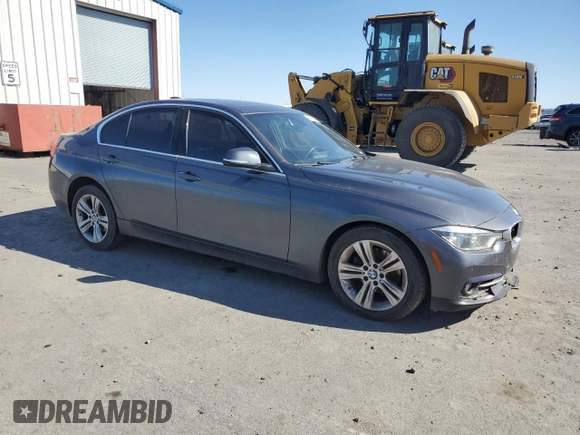 2017 BMW 3 Series 330i xDrive with VIN WBA8D9C57HK678308, listed as a Copart auction lot 54621445 with 92,654 mi miles and Salvage title. Bid and sale history available at DreamBid. Image 4.