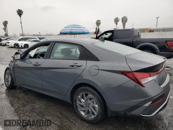 2024 Hyundai Elantra SEL with VIN KMHLM4DG2RU750940, listed as a Copart auction lot 48067605 with 5,326 mi miles and Salvage Title. Bid and sale history available at carsss.com. Image 2.